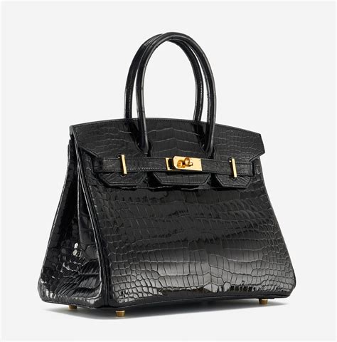 hermes black crocodile bag